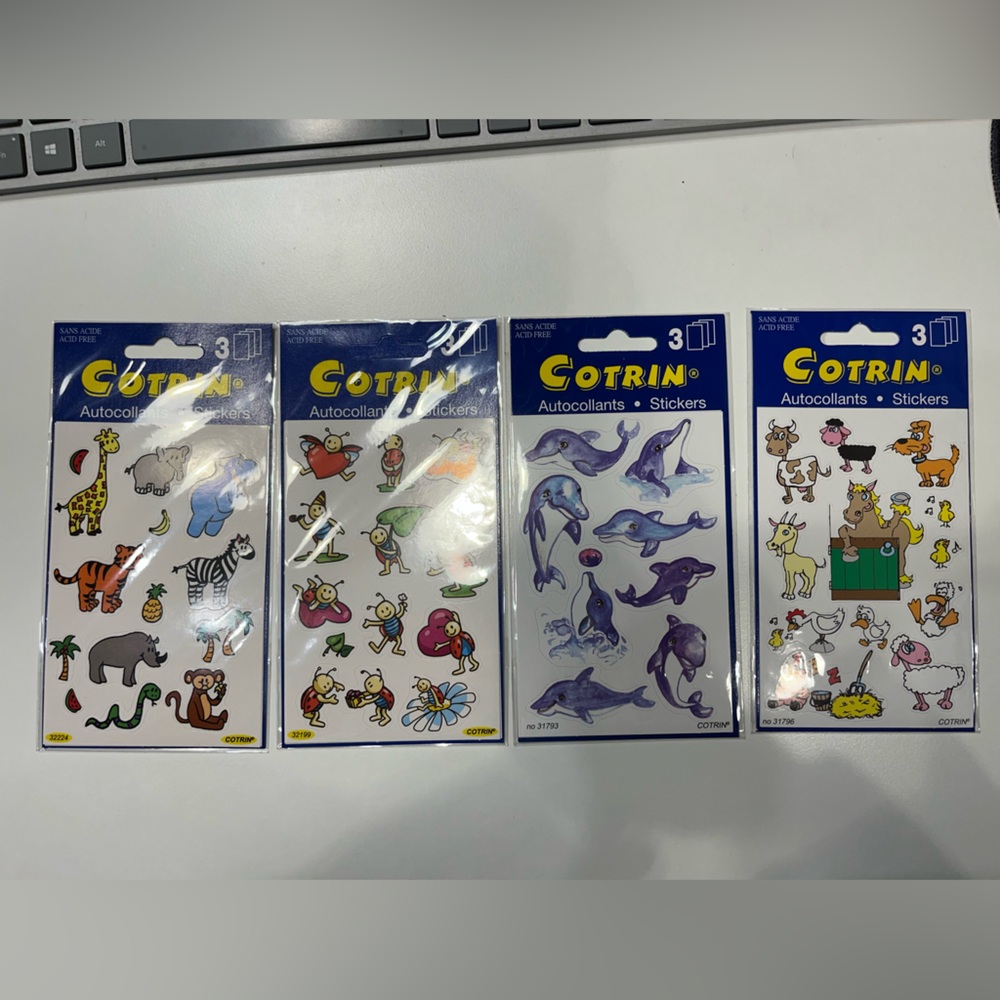 Cotrin Animal and Nature Stickers Set